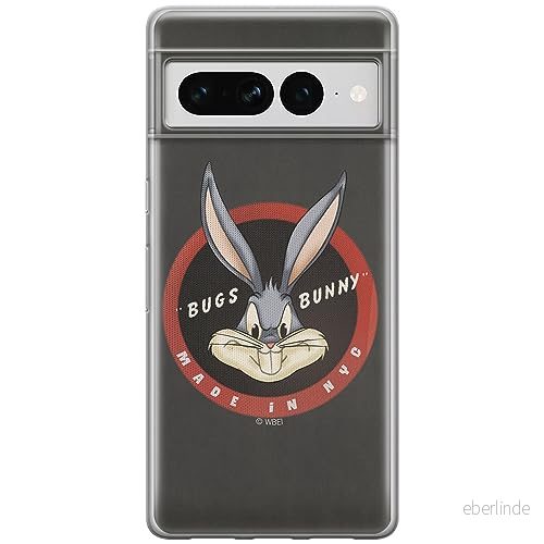 ERT GROUP mobiltelefonfodral för Google PIXEL 7 PRO originalt och officiellt licensierat Looney Tunes mönster Bugs 006 optimalt anpassad till formen på mobiltelefonen, fodral tillverkad av TPU plast 5905795165727