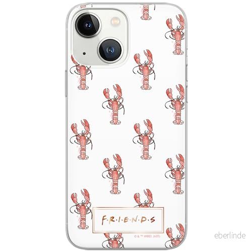 ERT GROUP mobiltelefonfodral för Iphone 13 MINI originalt och officiellt licensierat Friends mönster 010 Vit optimalt anpassad till formen på mobiltelefonen, fodral tillverkad av TPU plast 5903932846621
