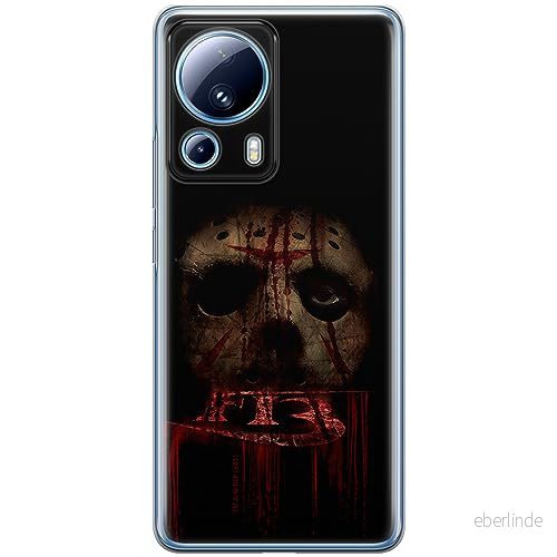 ERT GROUP mobiltelefonfodral för Xiaomi 13 LITE/CIVI 2 originalt och officiellt licensierat Horror mönster Friday the 13th 013 anpassad till formen på mobiltelefonen, fodral tillverkad av TPU plast 5905511929336