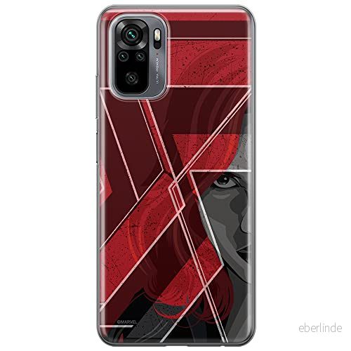 ERT GROUP mobiltelefonfodral för Xiaomi REDMI NOTE 10/ 10S originalt och officiellt licensierat Marvel mönster Black Widow 002 anpassad till formen på mobiltelefonen, fodral tillverkad av TPU plast 5903537192345