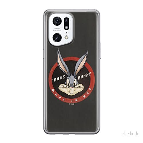 ERT GROUP mobiltelefonfodral för Oppo FIND X5 PRO originalt och officiellt licensierat Looney Tunes mönster Bugs 006 optimalt anpassad till formen på mobiltelefonen, fodral tillverkad av TPU plast 5905511406288