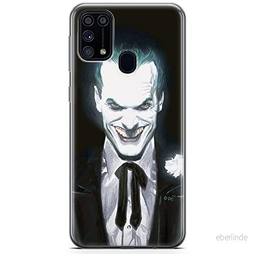 ERT GROUP mobiltelefonfodral för Samsung M31 originalt och officiellt licensierat DC mönster Joker 001 optimalt anpassad till formen på mobiltelefonen, fodral tillverkad av TPU plast 5904805481932