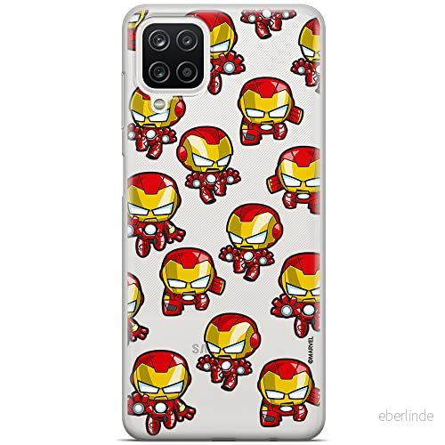 ERT GROUP mobiltelefonfodral för Samsung A12 / M12 originalt och officiellt licensierat Marvel mönster Iron Man 031 optimalt anpassad till formen på mobiltelefonen, gedeeltelijk transparant 5904805154959