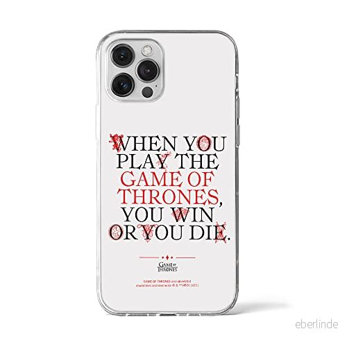 ERT GROUP mobiltelefonfodral för Apple Iphone 12 PRO MAX originalt och officiellt licensierat Game od Thrones mönster of 009, fodral tillverkad av TPU plast 5903932674569