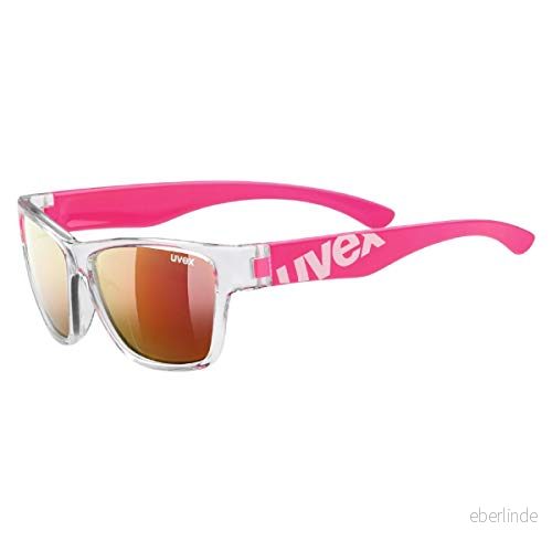 uvex sportstyle 508 solglasögon för barn speglande inkl. huvudrem clear pink/red one size 4043197264950