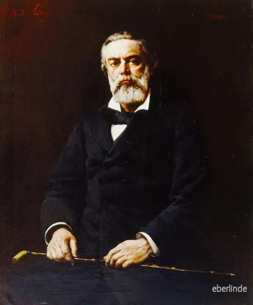 Målning Jules Vallès 1832-1885 författare och journalist - André Gill | Konsttryck - Bild 2