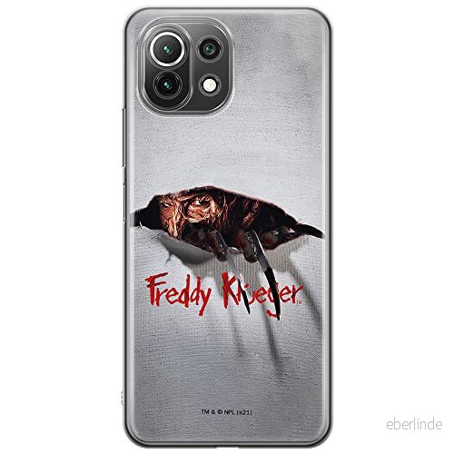 ERT GROUP mobiltelefonfodral för Xiaomi 11 LITE 4G/5G originalt och officiellt licensierat Horror mönster Nightmare of Elm Street 008, fodral tillverkad av TPU plast 5905511089290
