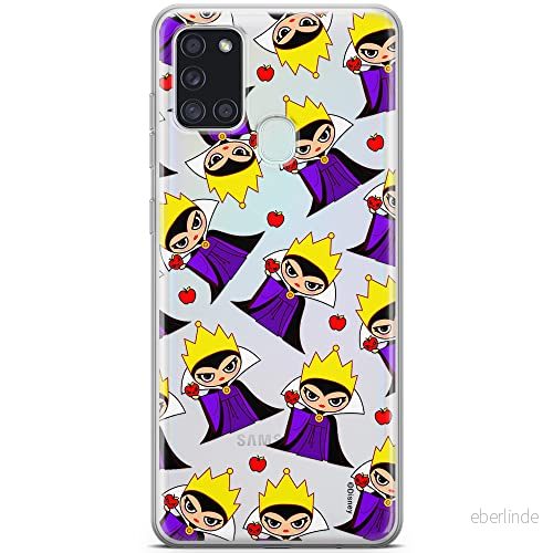 ERT GROUP mobiltelefonfodral för Samsung A21s originalt och officiellt licensierat Disney mönster The Evil Queen 003 optimalt anpassad till formen på mobiltelefonen, gedeeltelijk transparant 5905131469939