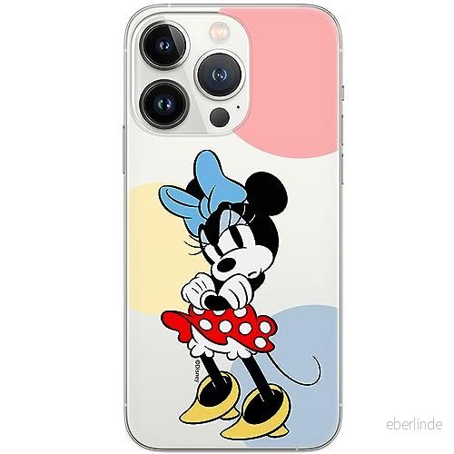 ERT GROUP mobiltelefonfodral för Iphone 13 PRO originalt och officiellt licensierat Disney mönster Minnie 078 optimalt anpassad till formen på mobiltelefonen, gedeeltelijk transparant 5905795029760