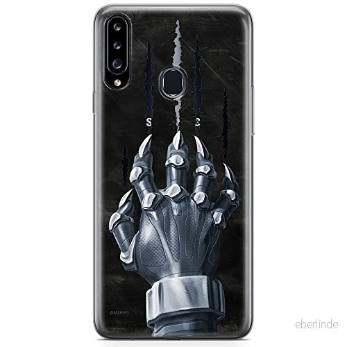 ERT GROUP mobiltelefonfodral för Samsung A20S originalt och officiellt licensierat Marvel mönster Black Panther 014 optimalt anpassad till formen på mobiltelefonen, fodral tillverkad av TPU plast 5904805436765