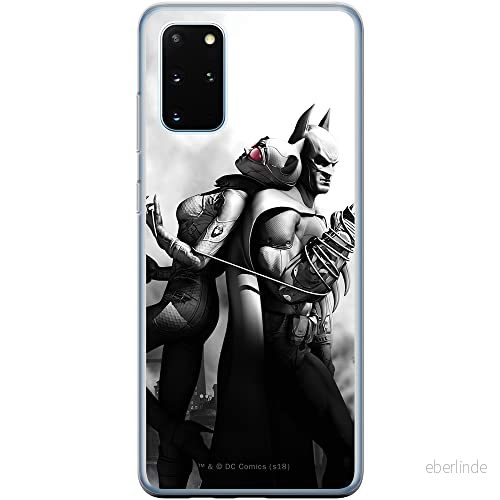 ERT GROUP mobiltelefonfodral för Samsung S20 PLUS / S11 originalt och officiellt licensierat DC mönster Batman 011 Vit optimalt anpassad till formen på mobiltelefonen, fodral tillverkad av TPU plast 5903537535906