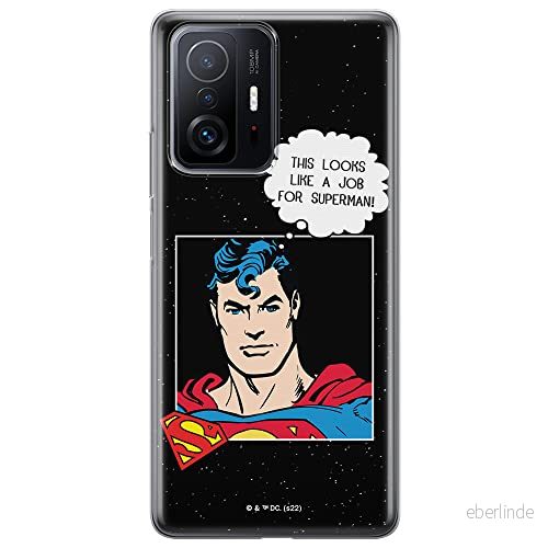 ERT GROUP mobiltelefonfodral för Xiaomi 11T 5G / PRO originalt och officiellt licensierat DC mönster Superman 037 optimalt anpassad till formen på mobiltelefonen, fodral tillverkad av TPU plast 5905131572660