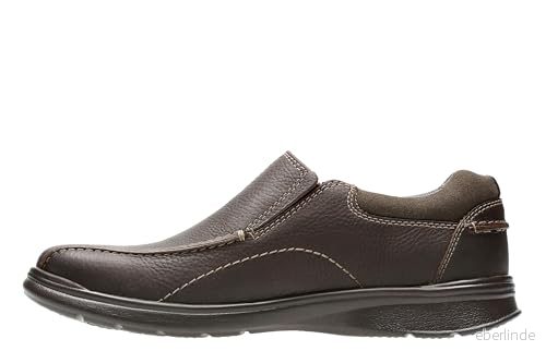 Clarks Cotrell Step Tofflor för män, Brun Oily, 41.5 EU 5050406799775