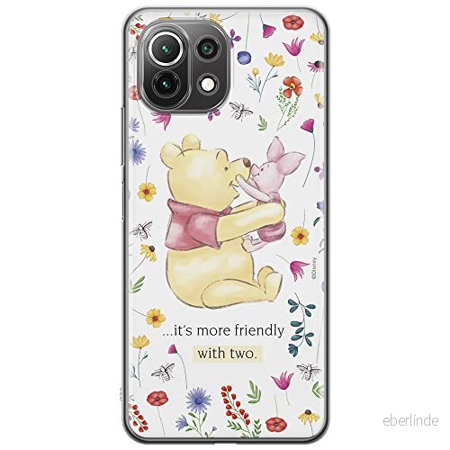 ERT GROUP mobiltelefonfodral för Xiaomi MI 11 LITE 4G / 5G NE originalt och officiellt licensierat Disney mönster Winnie the Pooh and friends 030, fodral tillverkad av TPU plast 5903932698084