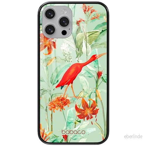 ERT GROUP mobiltelefonfodral för Apple Iphone 13 PRO originalt och officiellt licensierat Babaco mönster Flowers 049 tillverkad av härdat glas, skyddsfodral 5905131344212