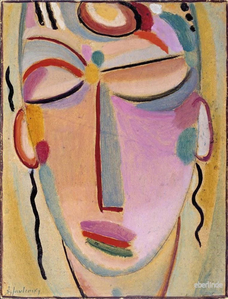 Målning Meditation av den mystiska huvudet - Alexej von Jawlensky | Konsttryck - Bild 2
