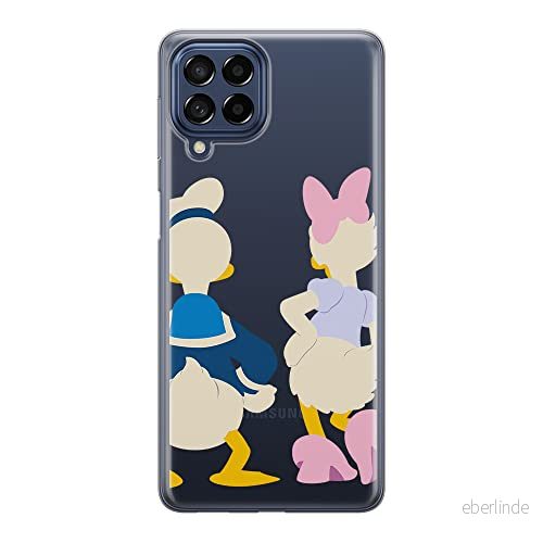ERT GROUP mobiltelefonfodral för Samsung M53 5G originalt och officiellt licensierat Disney mönster Donald & Daisy 001 optimalt anpassad till formen på mobiltelefonen, gedeeltelijk transparant 5905511394639