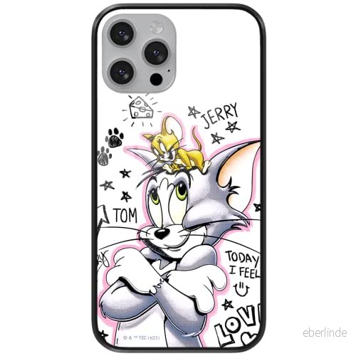 ERT GROUP mobiltelefonfodral för Huawei P30 PRO originalt och officiellt licensierat Tom and Jerry mönster 004 tillverkad av härdat glas, optimalt anpassat till mobilens form, skyddsfodral 5904805245879