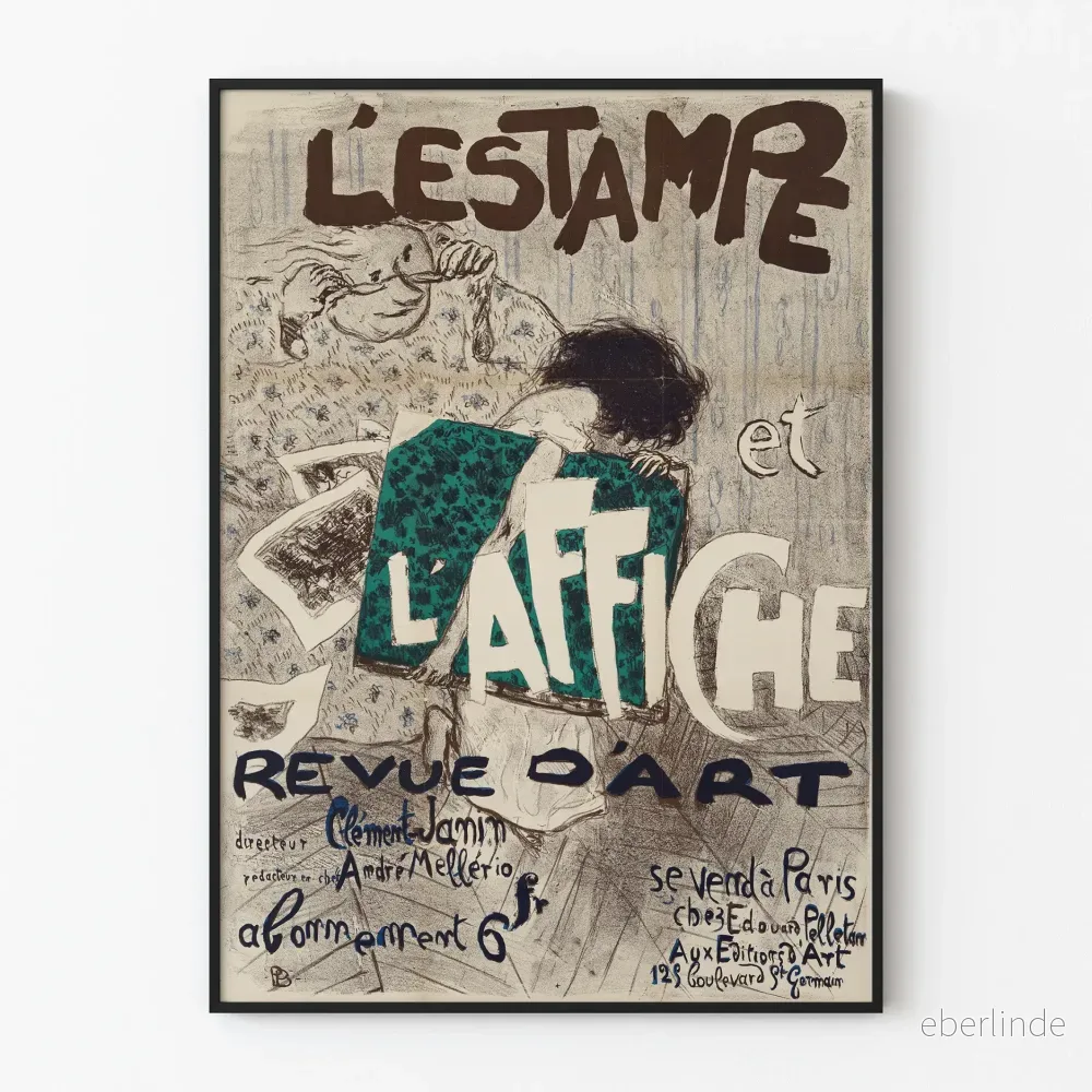 Vintageposter L'Estampe et L'Affiche Revue d'Art