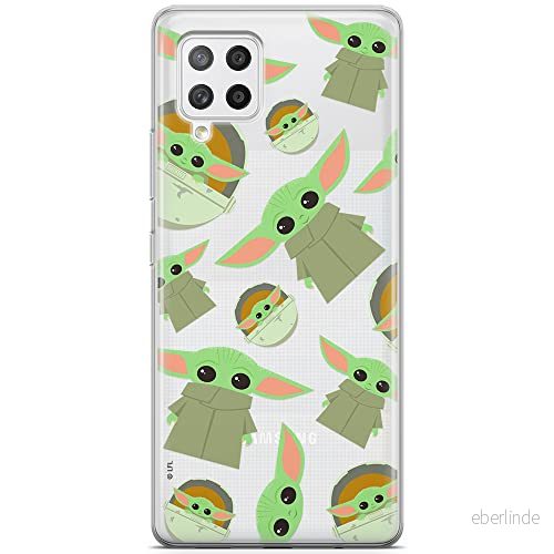 ERT GROUP mobiltelefonfodral för Samsung A42 5G originalt och officiellt licensierat Star Wars mönster Baby Yoda 006 optimalt anpassad till formen på mobiltelefonen, gedeeltelijk transparant 5903040250358