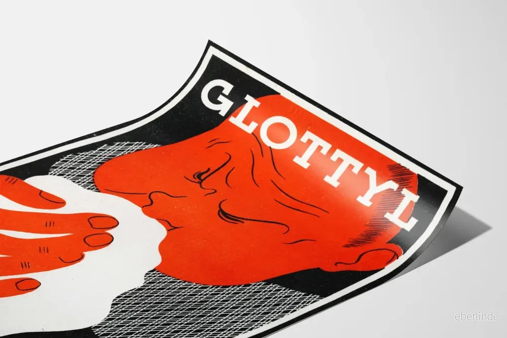 Vintageposter Glottyl - Retro reklambild - Bild 3