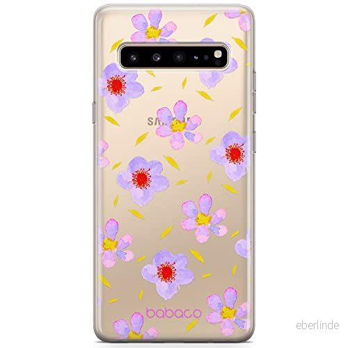 ERT GROUP Mobiltelefonskal för Samsung S10 5G original och officiellt licensierat Babaco mönster fruits blommor 022 optimalt anpassad till mobiltelefonens form, delvis transparent 5903932651102