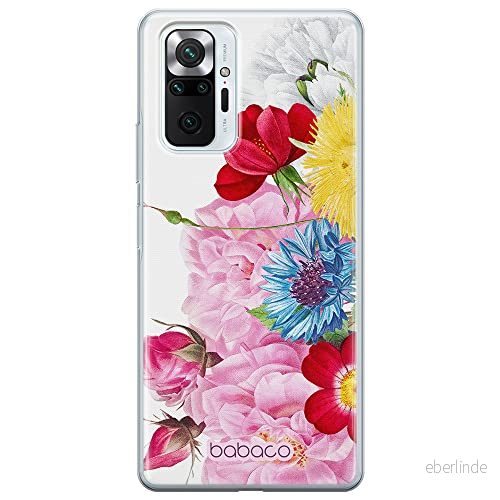 ERT GROUP mobiltelefonfodral för Xiaomi REDMI NOTE 10 PRO originalt och officiellt licensierat Babaco mönster Flowers 056 anpassad till formen på mobiltelefonen, fodral tillverkad av TPU plast 5905131359490