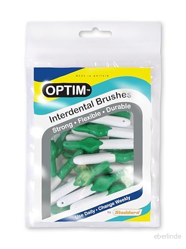 OPTIM Mellanrumsborstar 25 pack, grön 0,8 mm storlek 5 5051717184960