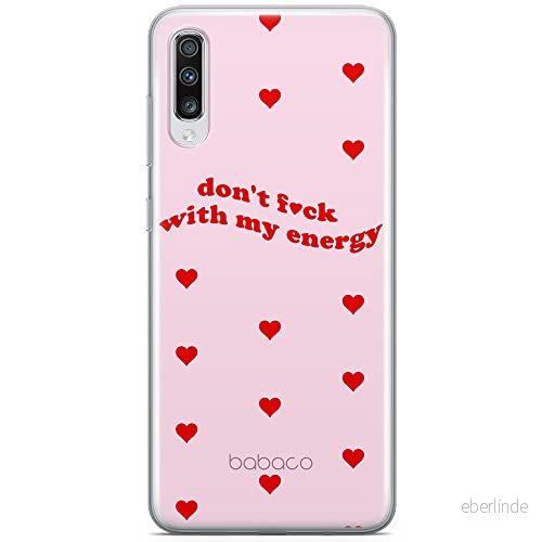 ERT GROUP mobiltelefonfodral för Samsung A70 originalt och officiellt licensierat Babaco mönster My energy 003 optimalt anpassad till formen på mobiltelefonen, fodral tillverkad av TPU plast 5903932908916