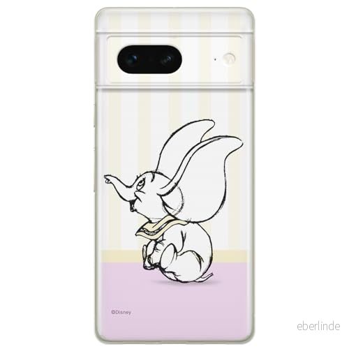 ERT GROUP mobiltelefonfodral för Google PIXEL 7 originalt och officiellt licensierat Disney mönster Dumbo 009 optimalt anpassad till formen på mobiltelefonen, fodral tillverkad av TPU plast 5905795139414