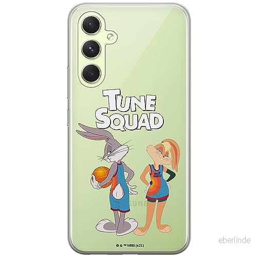 ERT GROUP mobiltelefonfodral för Samsung A54 5G originalt och officiellt licensierat Looney Tunes mönster Space Jam 022 optimalt anpassad till formen på mobiltelefonen, gedeeltelijk transparant 5905511812317
