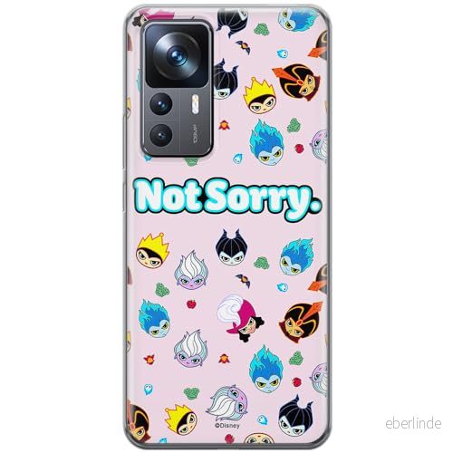 ERT GROUP mobiltelefonfodral för Xiaomi 12T/12T pro/K50 Ultra originalt och officiellt licensierat Disney mönster Villains 005, fodral tillverkad av TPU plast 5905511569426