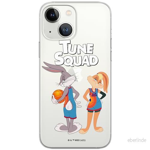 ERT GROUP mobiltelefonfodral för Iphone 13 MINI originalt och officiellt licensierat Looney Tunes mönster Space Jam 022 optimalt anpassad till formen på mobiltelefonen, gedeeltelijk transparant 5905511062958