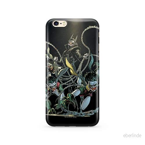 ERT GROUP mobiltelefonfodral för Apple Iphone 6 PLUS originalt och officiellt licensierat DC mönster Batman Who Laughs 004 Vit anpassad till formen på mobiltelefonen, fodral tillverkad av TPU plast 5902980729597