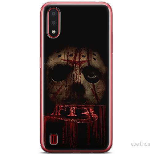 ERT GROUP mobiltelefonfodral för Samsung A01 originalt och officiellt licensierat Horror mönster Friday the 13th 013 optimalt anpassad till formen på mobiltelefonen, fodral tillverkad av TPU plast 5905511109240