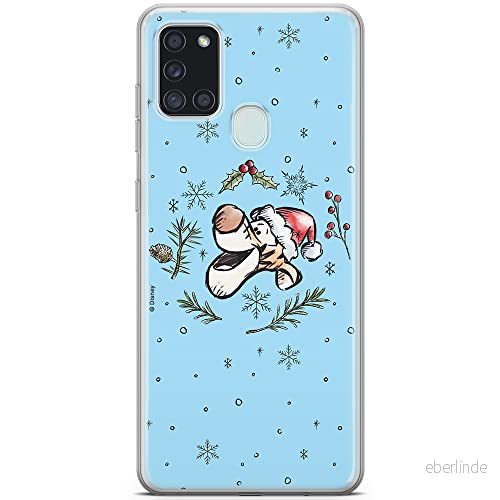 ERT GROUP mobiltelefonfodral för Samsung A21s originalt och officiellt licensierat Disney mönster Winnie the Pooh and friends 026 anpassad till formen på mobiltelefonen, fodral tillverkad av TPU plast 5903040256268