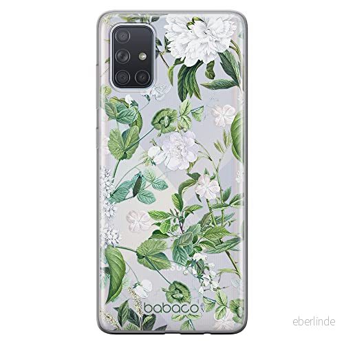 ERT GROUP mobiltelefonfodral för Samsung A71 originalt och officiellt licensierat Babaco mönster Flowers 034 optimalt anpassad till formen på mobiltelefonen, gedeeltelijk transparant 5905131291301