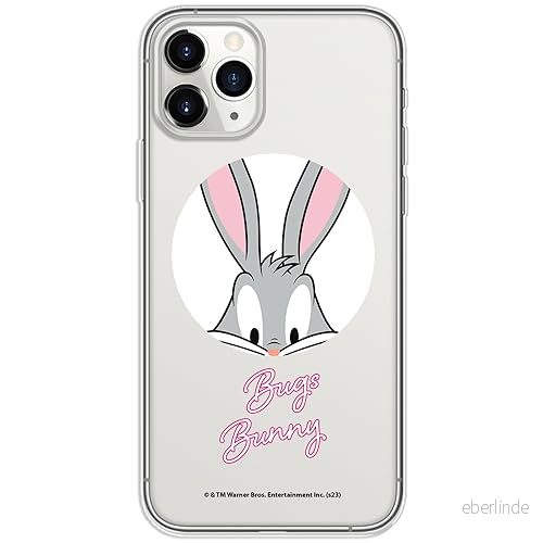 ERT GROUP mobiltelefonfodral för Iphone 11 PRO MAX originalt och officiellt licensierat Looney Tunes mönster Bugs 023 optimalt anpassad till formen på mobiltelefonen, gedeeltelijk transparant 5905795088194
