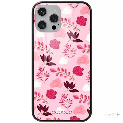 ERT GROUP mobiltelefonfodral för Apple Iphone 13 PRO MAX originalt och officiellt licensierat Babaco mönster Flowers 020 tillverkad av härdat glas, skyddsfodral 5904805866784