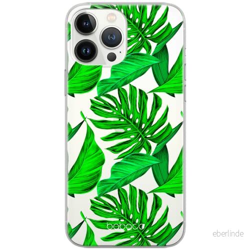 ERT GROUP mobiltelefonfodral för Apple Iphone 7 PLUS/ 8 PLUS originalt och officiellt licensierat Babaco mönster Plants 006 Vit anpassad till formen på mobiltelefonen, gedeeltelijk transparant 5903537935621