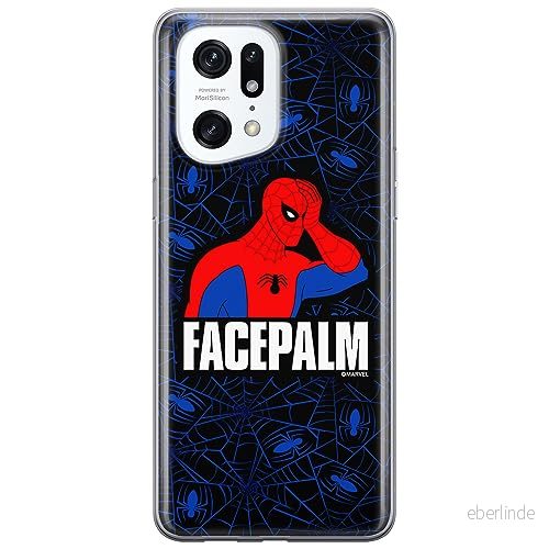 ERT GROUP mobiltelefonfodral för Oppo FIND X5 PRO originalt och officiellt licensierat Marvel mönster Spider Man 029 optimalt anpassad till formen på mobiltelefonen, fodral tillverkad av TPU plast 5905795006624