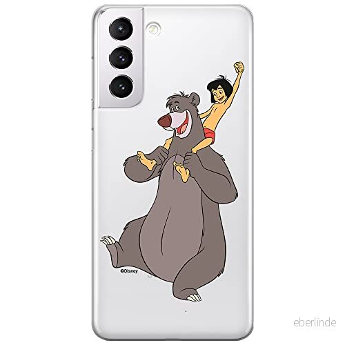 ERT GROUP mobiltelefonfodral för Samsung S21 originalt och officiellt licensierat Disney mönster Jungle Book 002 optimalt anpassad till formen på mobiltelefonen, gedeeltelijk transparant 5905131200150