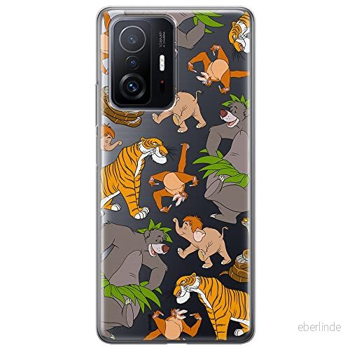 ERT GROUP mobiltelefonfodral för Xiaomi 11T 5G / PRO originalt och officiellt licensierat Disney mönster Jungle Book 003 anpassad till formen på mobiltelefonen, gedeeltelijk transparant 5905131783370