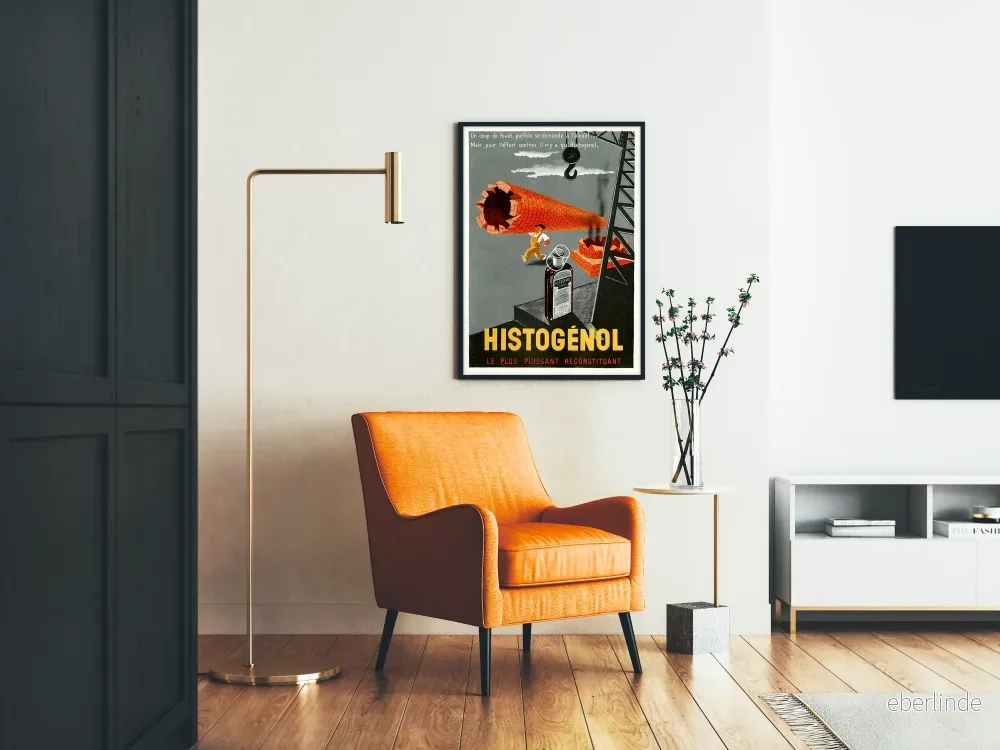 Vintage reklamposter för Histogénol, kraftfullt återuppbyggande medel - Bild 2