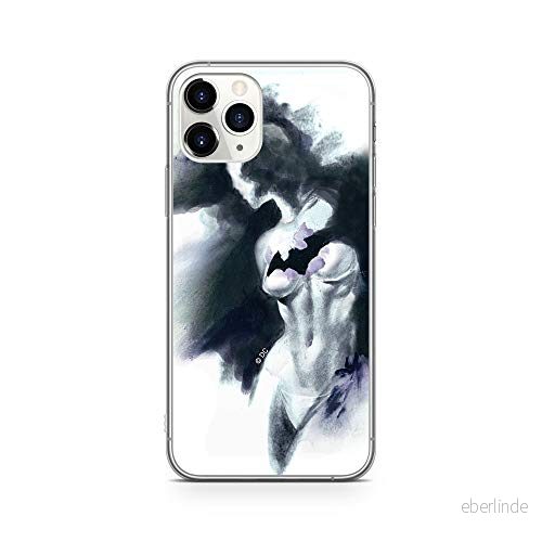 ERT GROUP mobiltelefonfodral för Apple Iphone 11 PRO originalt och officiellt licensierat DC mönster Bat Girl 001 Vit optimalt anpassad till formen på mobiltelefonen, fodral tillverkad av TPU plast 5902980823578