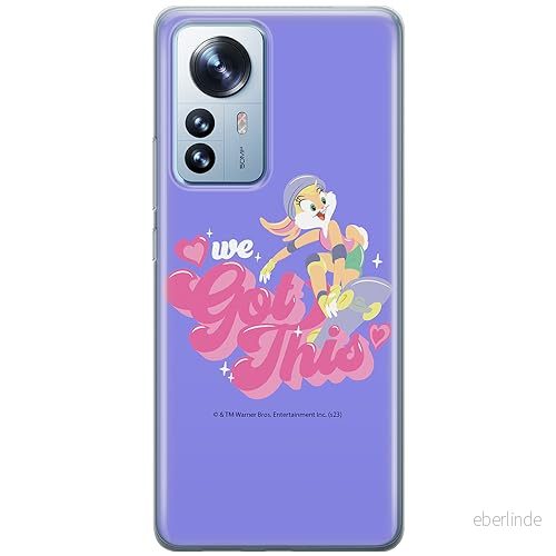 ERT GROUP mobiltelefonfodral för Xiaomi 12 / 12X originalt och officiellt licensierat Looney Tunes mönster Lola 004 optimalt anpassad till formen på mobiltelefonen, fodral tillverkad av TPU plast 5905795066420