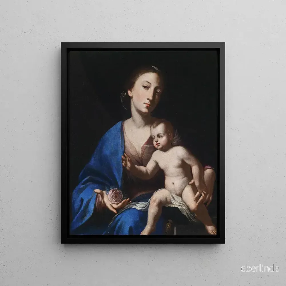 Målning La Vierge à l'Enfant - Bernardo Cavallino | Konsttryck