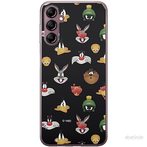 ERT GROUP mobiltelefonfodral för Samsung A14 4G/5G originalt och officiellt licensierat Looney Tunes mönster 007 optimalt anpassad till formen på mobiltelefonen, fodral tillverkad av TPU plast 5905511821647