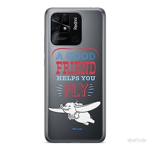ERT GROUP mobiltelefonfodral för Xiaomi REDMI 10C originalt och officiellt licensierat Disney mönster Dumbo 004 optimalt anpassad till formen på mobiltelefonen, gedeeltelijk transparant 5905511540845