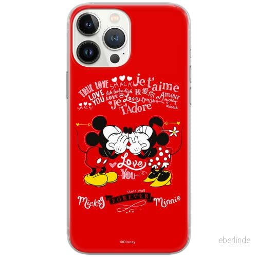 ERT GROUP mobiltelefonfodral för Apple Iphone 6/6S originalt och officiellt licensierat Disney mönster Mickey & Minnie 005 Vit anpassad till formen på mobiltelefonen, fodral tillverkad av TPU plast 5902980565324